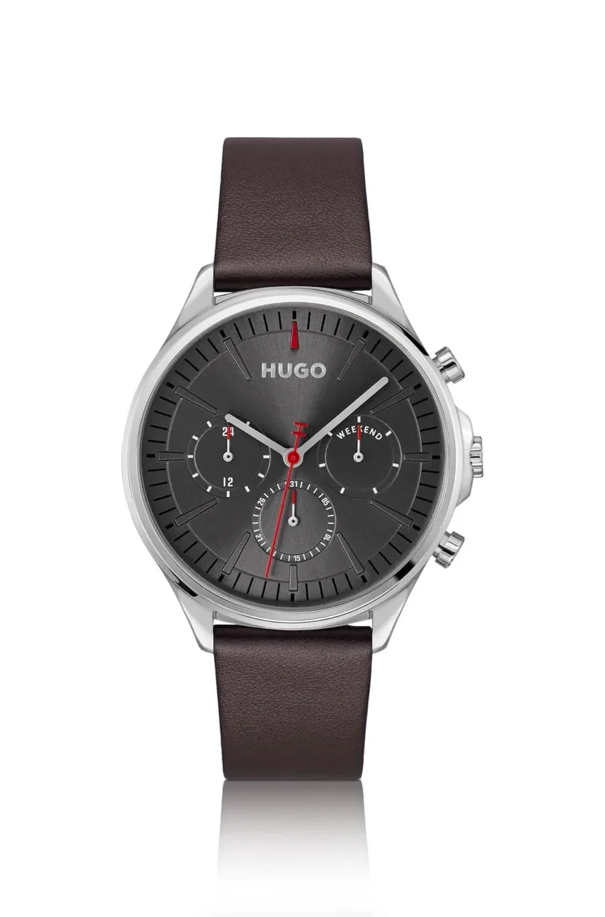 Годинник Hugo Boss зі шкіри