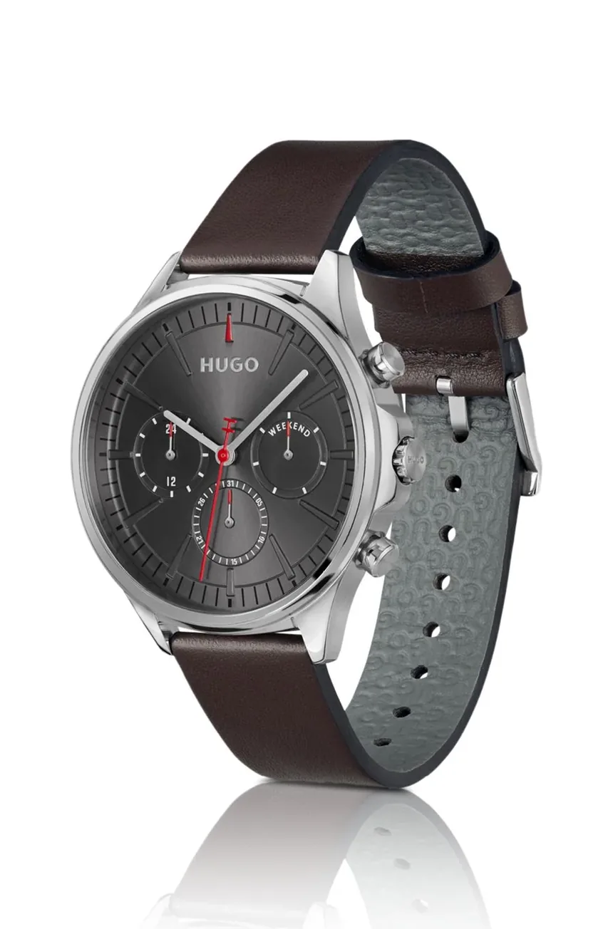 Годинник Hugo Boss зі шкіри — фото 2