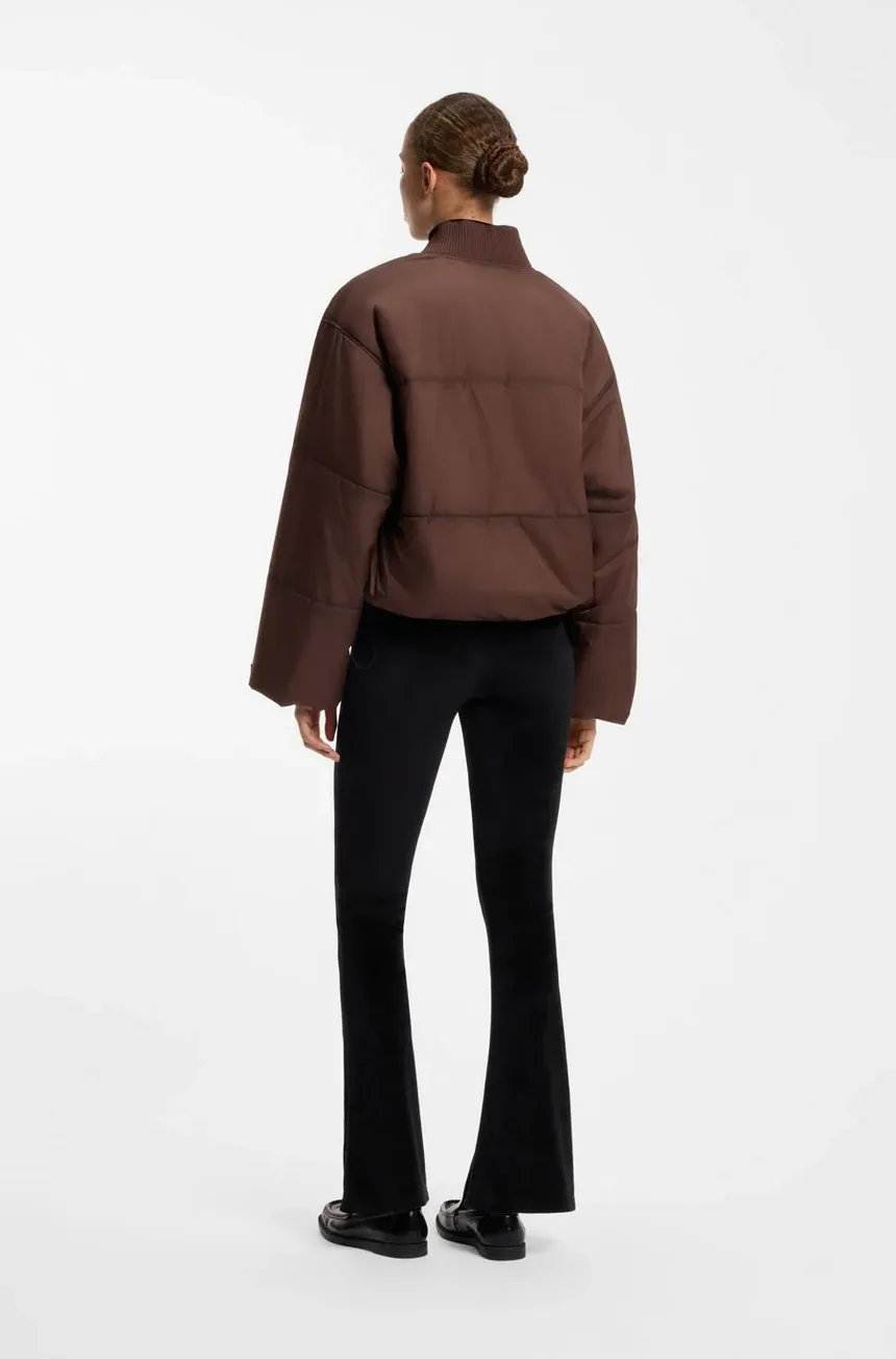 Пуховик Hugo Boss oversize зі стьобаного полотна — фото 2